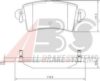 RENAU 7701206763 Brake Pad Set, disc brake